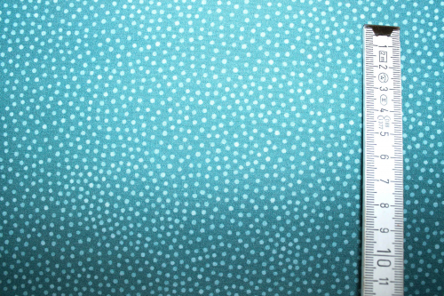 Baumwolle Emilie  unregelmäßige Tupfen mint (10 cm)